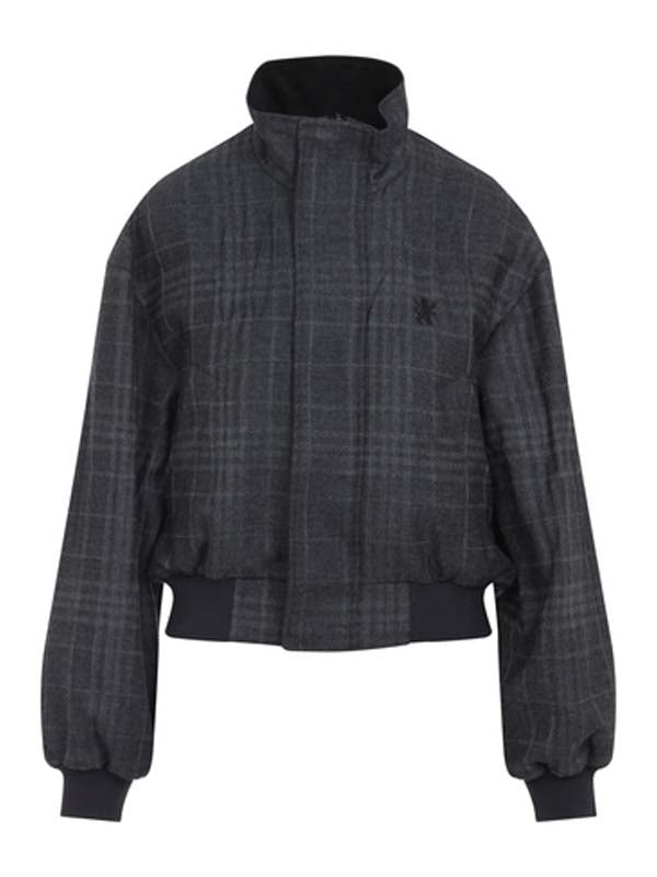 Balenciaga Gray Bomber Jacket