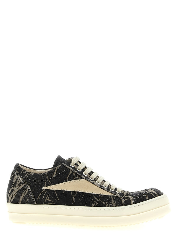 Rick Owens Drkshdw Black Low Top Sneakers
