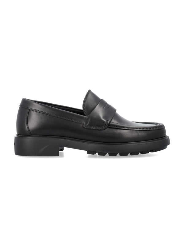 Black Leather Loafers