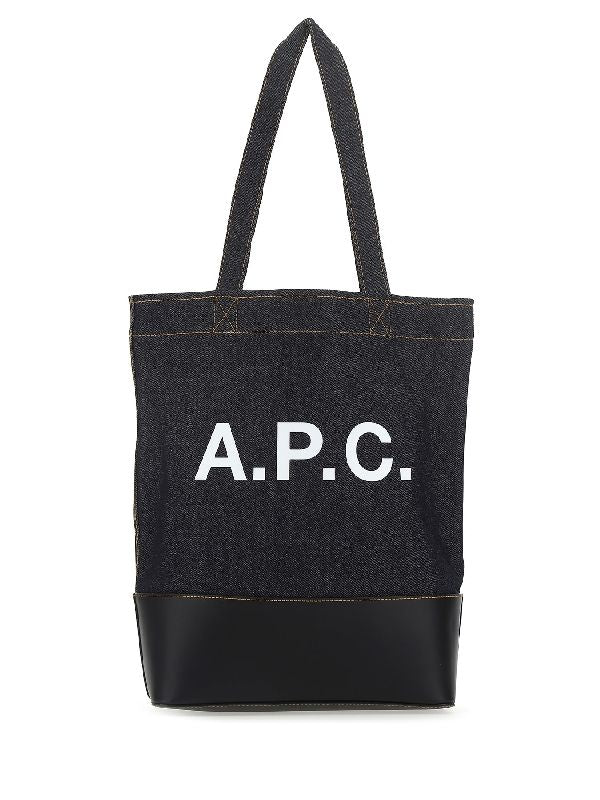 Axelle Axel Logo Denim Shopper
  Bag