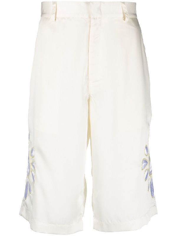 BERMUDA SHORTS SP07PL1910A23 WHT White Shorts