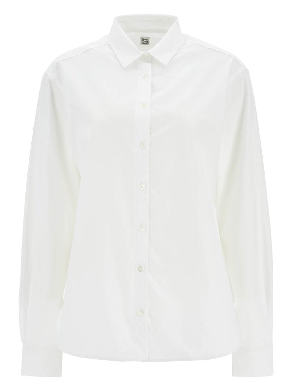 White Cotton Shirt - Jente