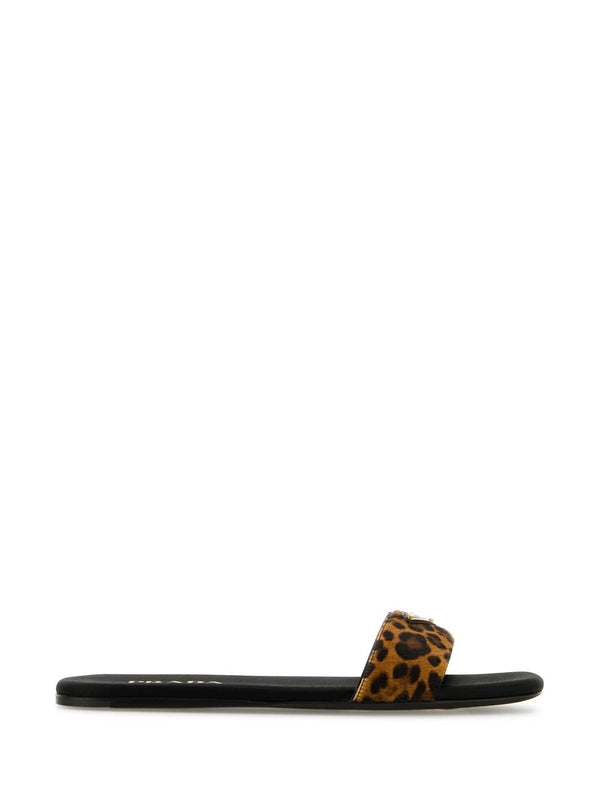Prada Brown Slides