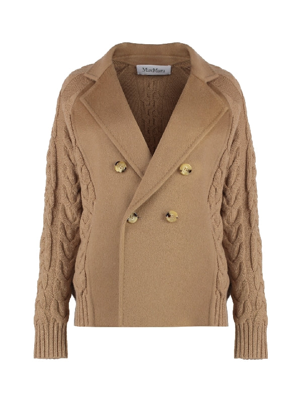 Wool Cashmere Crochet Jacket