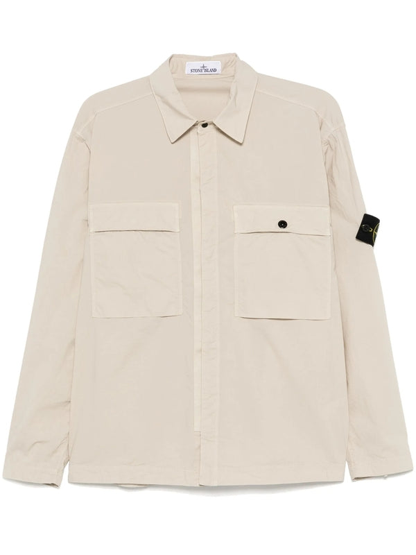 Wappen Patch Double Pocket Overshirt
  Jacket