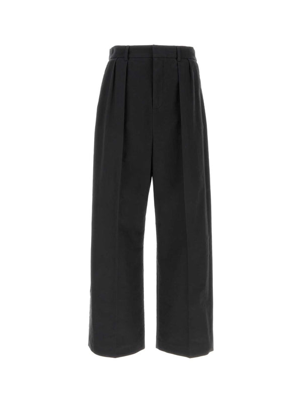 Pleated Cotton Pants