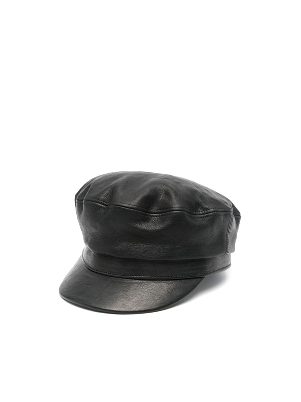 Studded Leather Hat