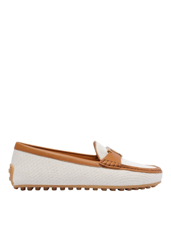 Tod's Flat shoes Beige Driving Shoes