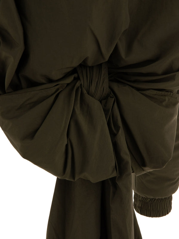 Ubon 后背蝴蝶结细节飞行员夹克