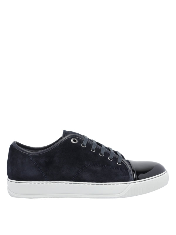 Lanvin Navy Low Top Sneakers