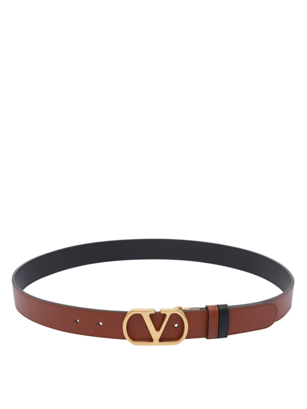 Valentino Brown Leather Belts