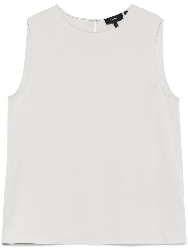 Silk Sleeveless Top