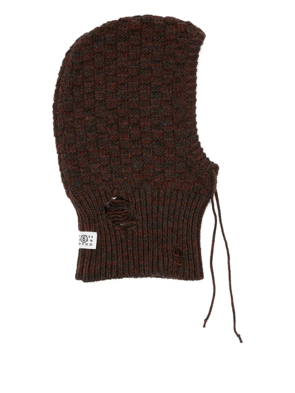 Mm6 Maison Margiela Brown Balaclava