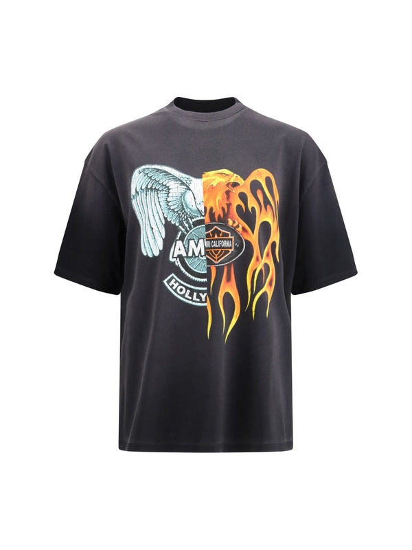 Amiri Black Half Sleeve