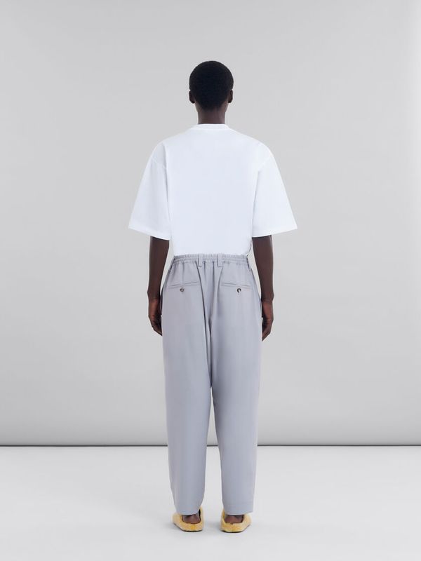 Banded Pleat Virgin Wool Pants