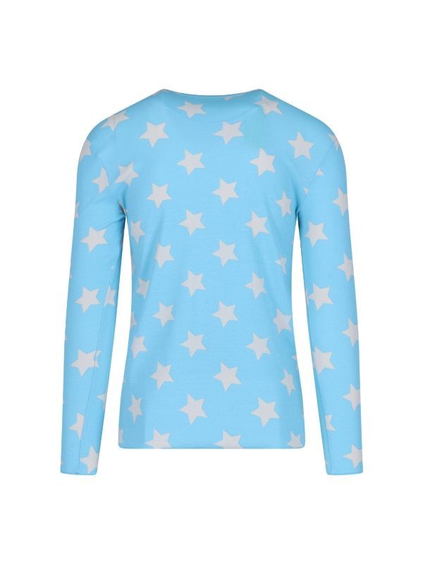 Star Printing Long-Sleeve Top