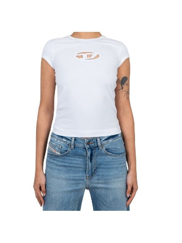 T Angie Logo Cotton T-Shirt