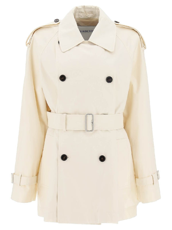 Belted Short Trench Coat - Jente
