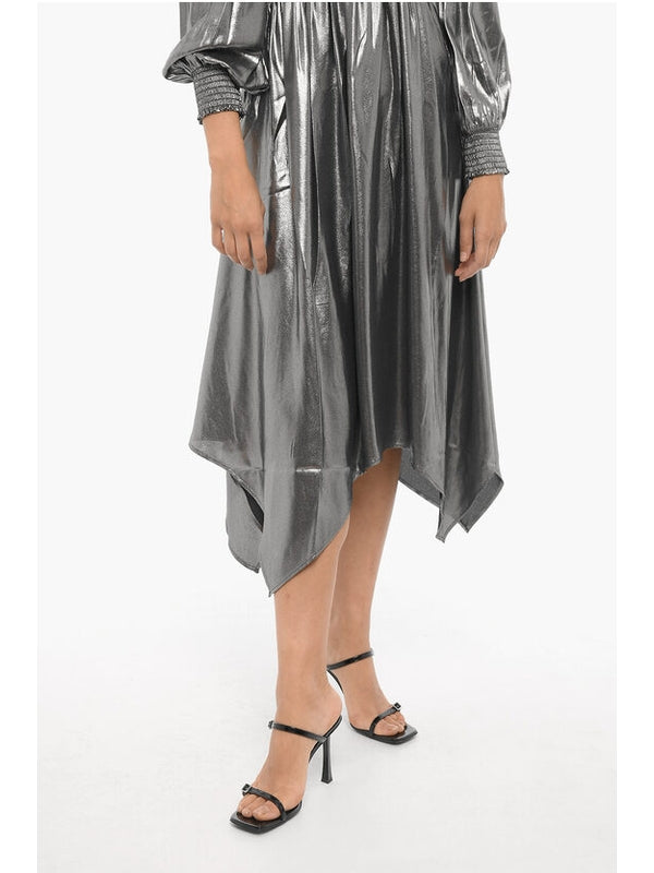 Allsaints Silver Long Dress