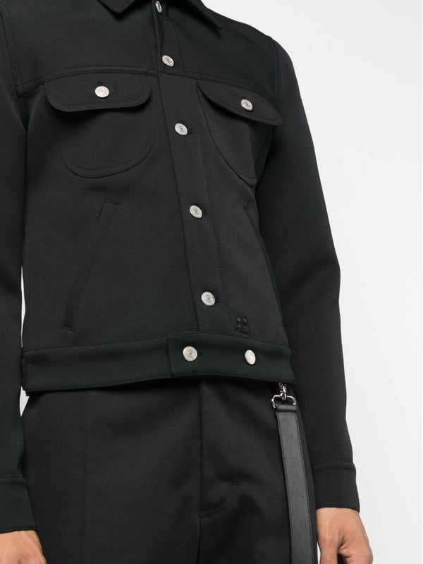 Logo Detail Trucker Jacket