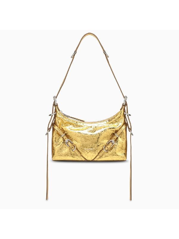 Voyou Metallic Leather Mini Shoulder Bag