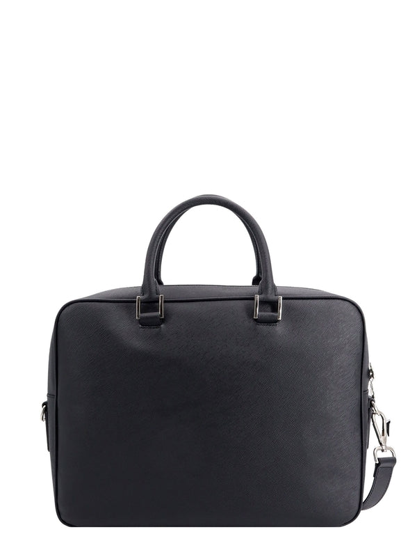 Kiton Black Brief Case