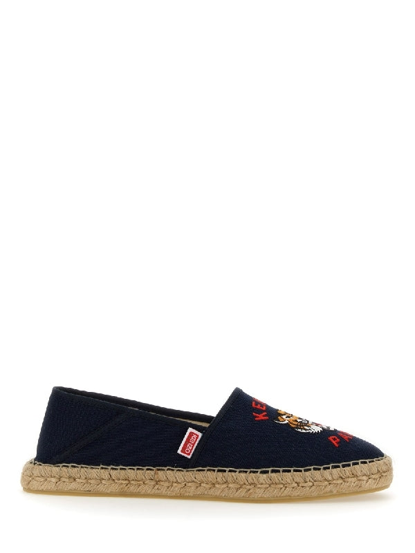 Lucky Tiger Embroidery Espadrilles