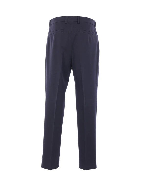 Z Zegna Navy Tailored Pants