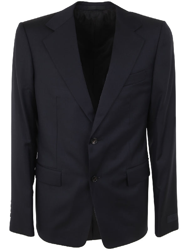 Virgin Wool Single Tailored Jacket