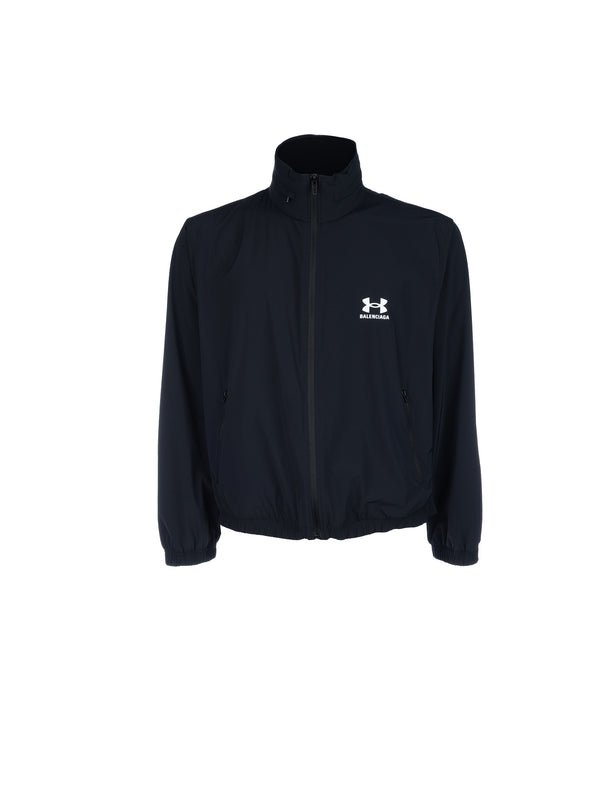 Underarm Logo Printing Nylon Track Jacket