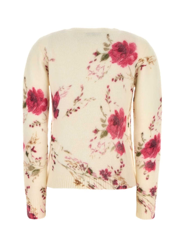 Flower
  Jacquard Cardigan