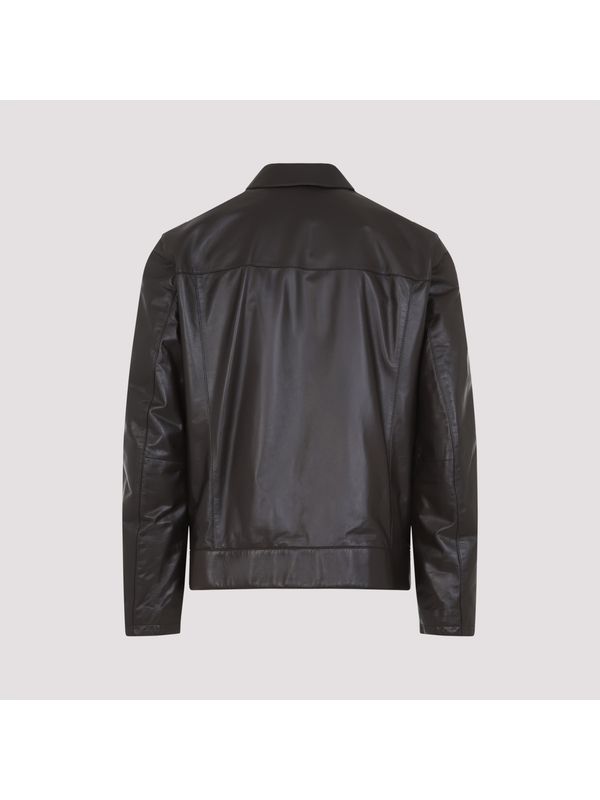 Collar Leather Jacket