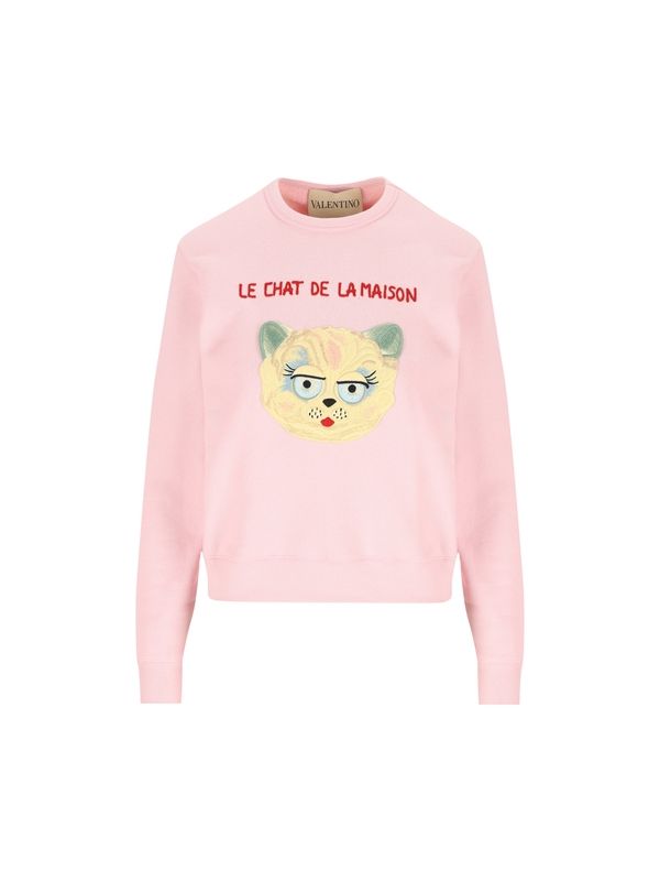Valentino Pink Sweatshirts