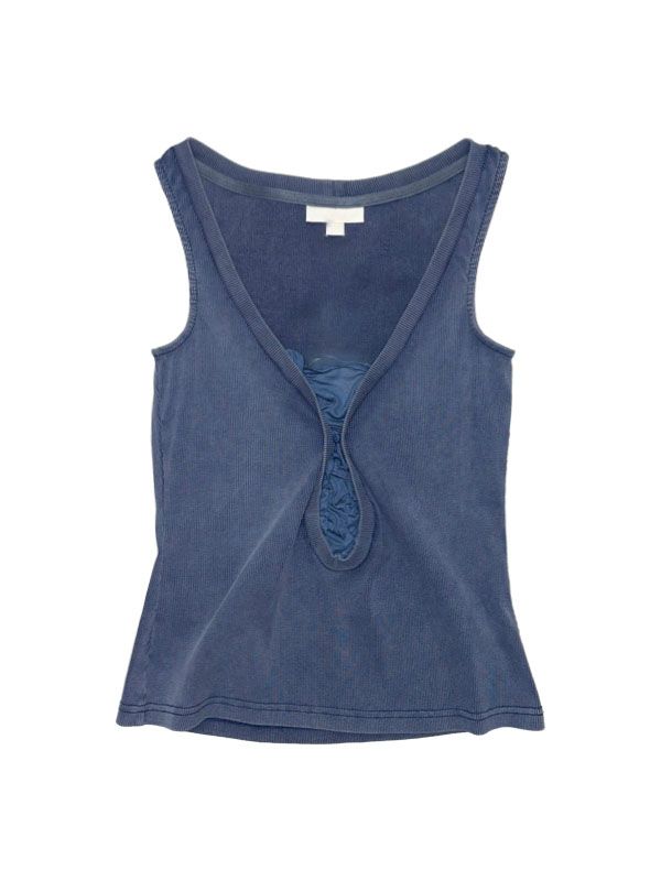 Splash Washed Cotton Sleeveless Top