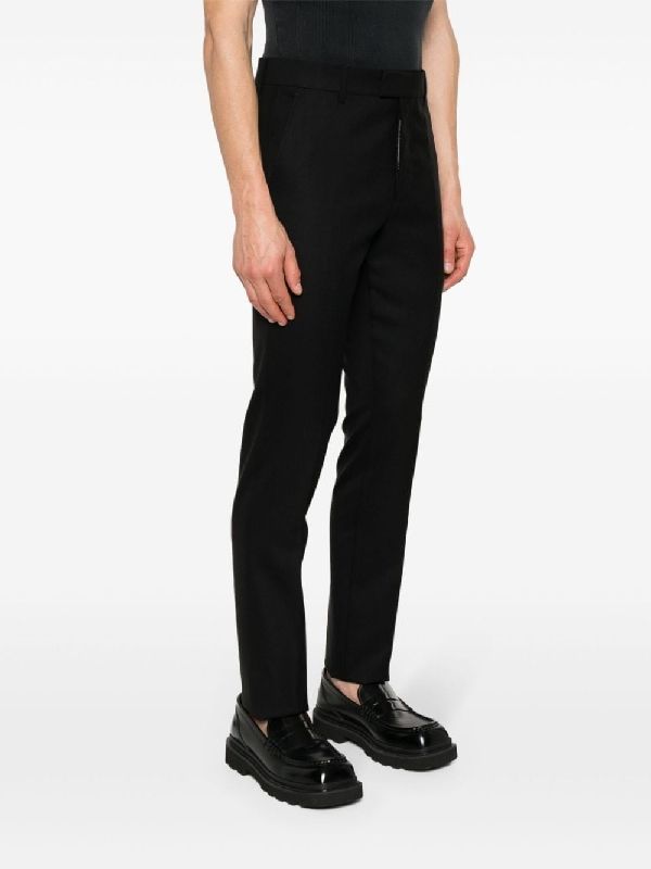 Black Tailored Wool Pants