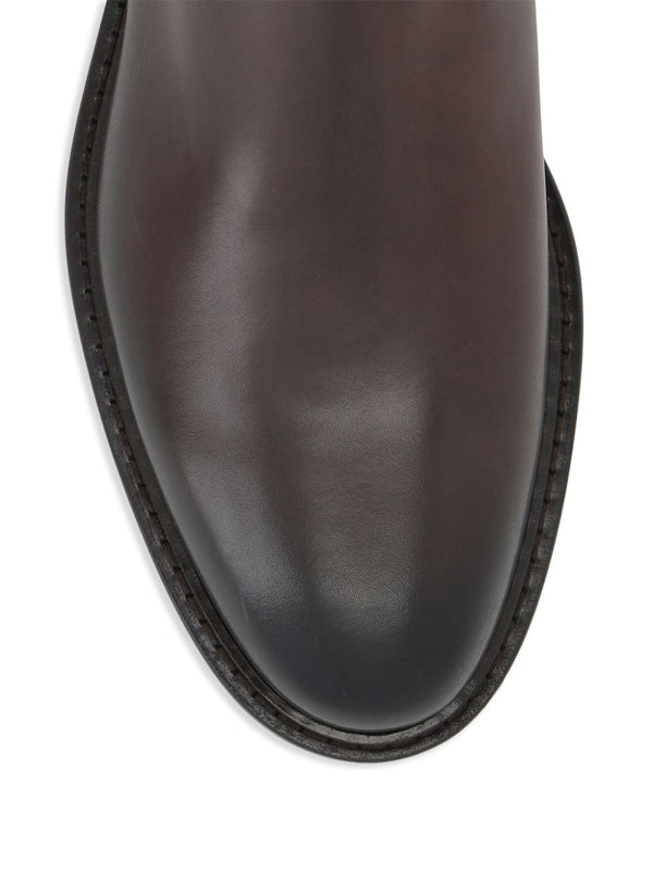 レザーチェルシーブーツ