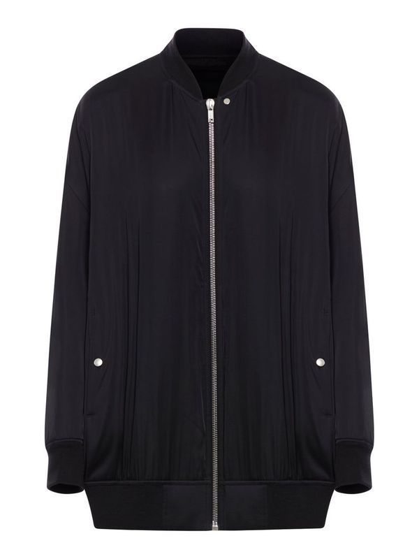 Satin Fabric Bomber Jacket