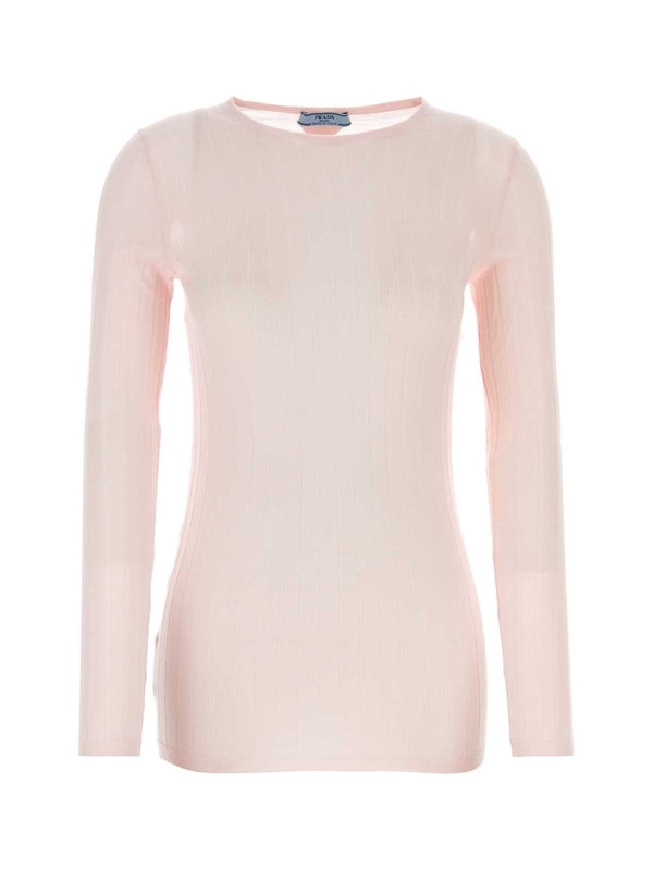 Cashmere Silk Long Sleeve Top