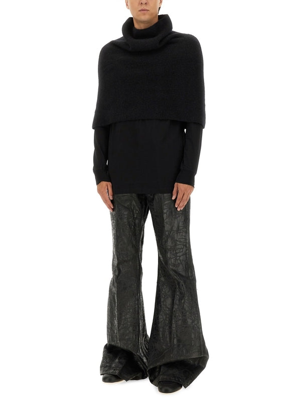 Rick Owens Black Other Fabric Mufflers