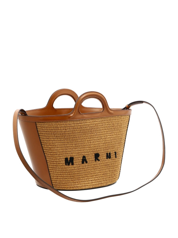 Tropicalia Raffia Small Tote Bag