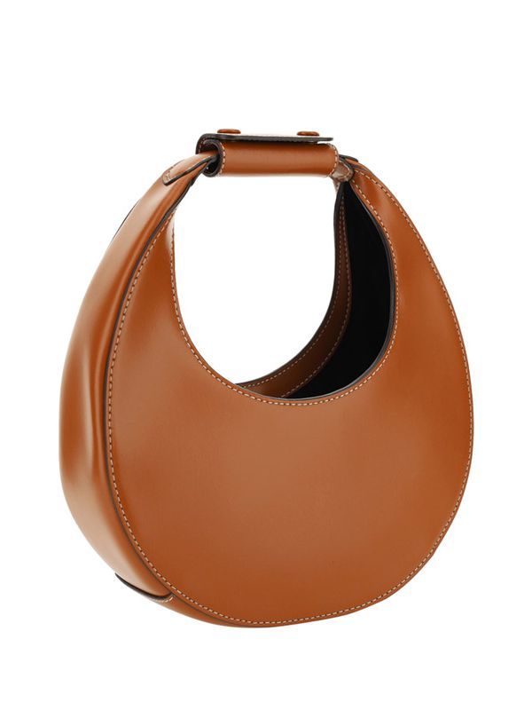 Leather Mini Moon Tote Bag
