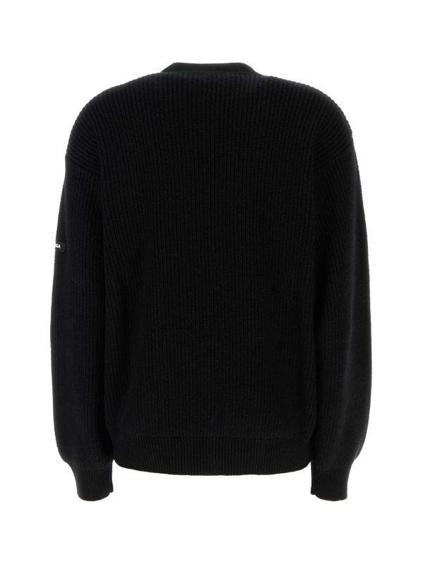 V-Neck Wool Cardigan