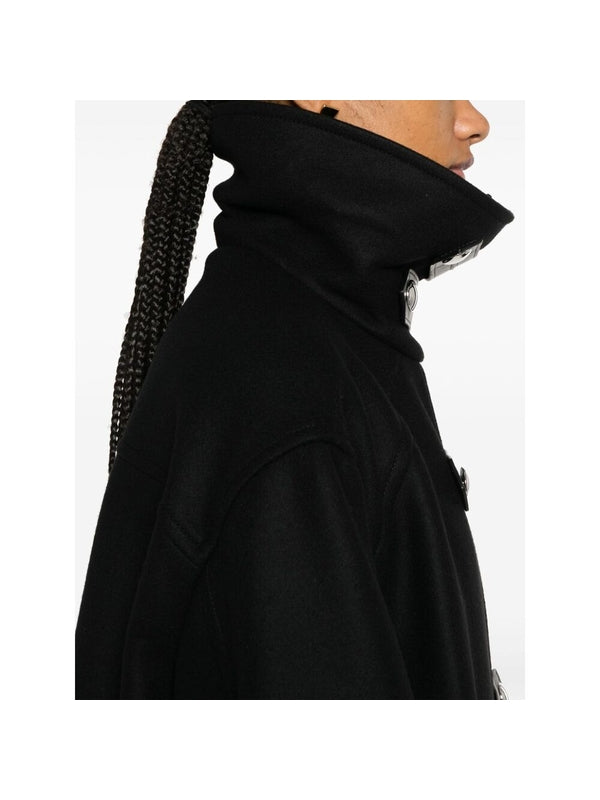 Melbo Leather Peacoat