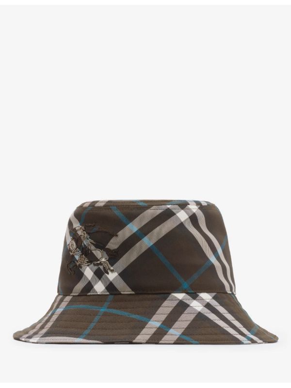 Ekd Embroidery Check Bucket Hat