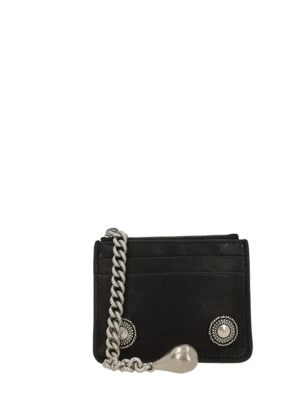 Ann Demeulemeester Black Card Holders