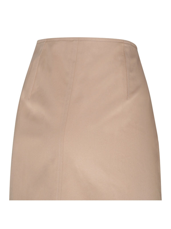 Wrap Cotton Mini Skirt