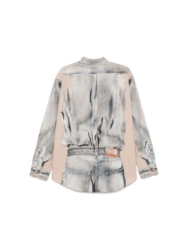 Trompe L'oeil Cotton Shirt