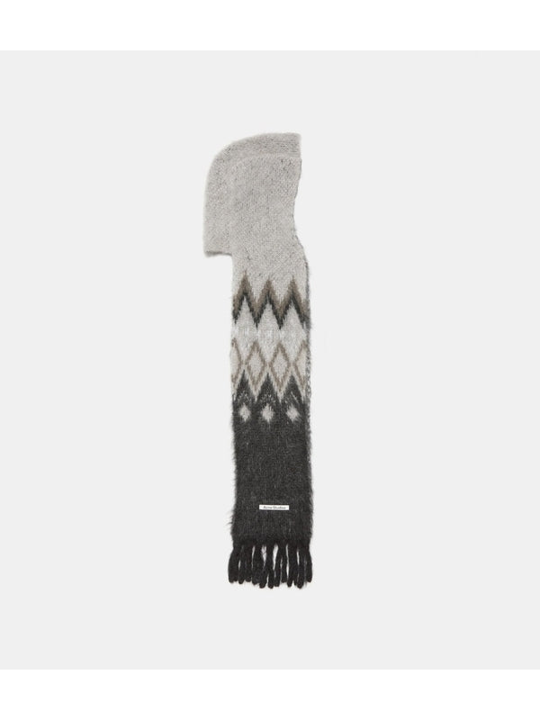 Mohair Hooded Scarf