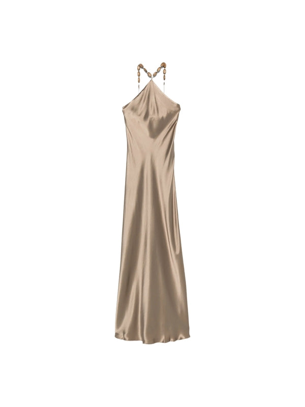 Staud Beige Long Dress