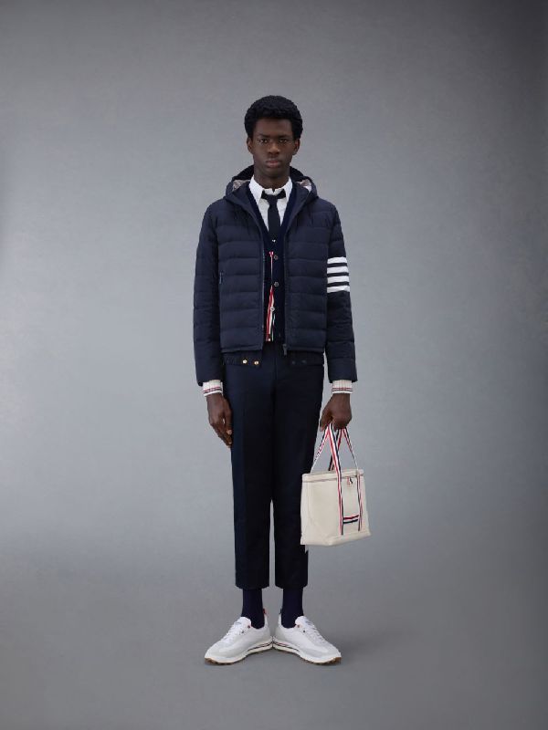 4-Bar Poly Ski Hoodieed Padded Jacket